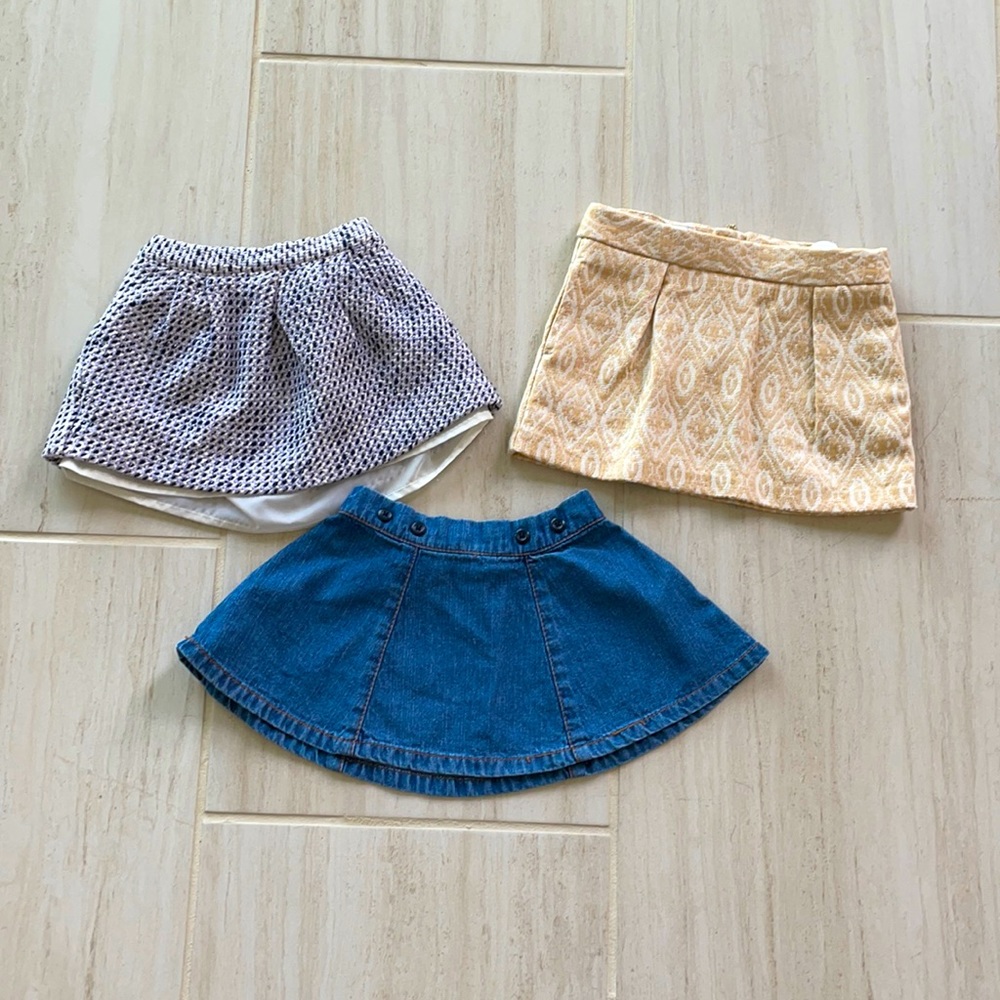 Janie and jack Oshkosh skirts